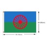PinkDisplay Africa flag (Gypsy)3x5ft(90x150cm) eyelets and double stitches
