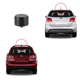 Custom Antenna Delete Cap for Hyundai Santa Fe Tucson Veracruz Accent Elantra, for KIA Sportage Sorento Soul Forte Rio Rondo (2001-2022), Stylish Antenna Cover for Hyundai KIA Accessories