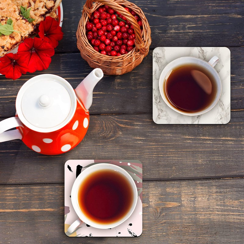 Cunhill 35 Pieces Sublimation Blanks Coasters, 3.54 x 3.54 Inch