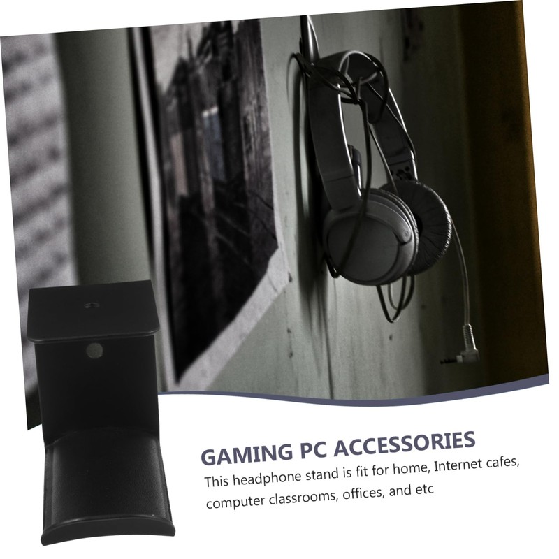 iplusmile Headphone Stand Under Desk PU Headset Holder Hanger for