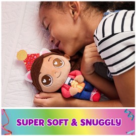 DREAMWORKS GABBY'S DOLLHOUSE, Celebration Series 9-Inch Tall Gabby Girl Plushies, Kids Toys for Girls & Boys Ages 3 and Up
