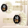 FTYQUEE Scrunchies Watch Bands Compatible with 16mm 18mm 19mm 20mm