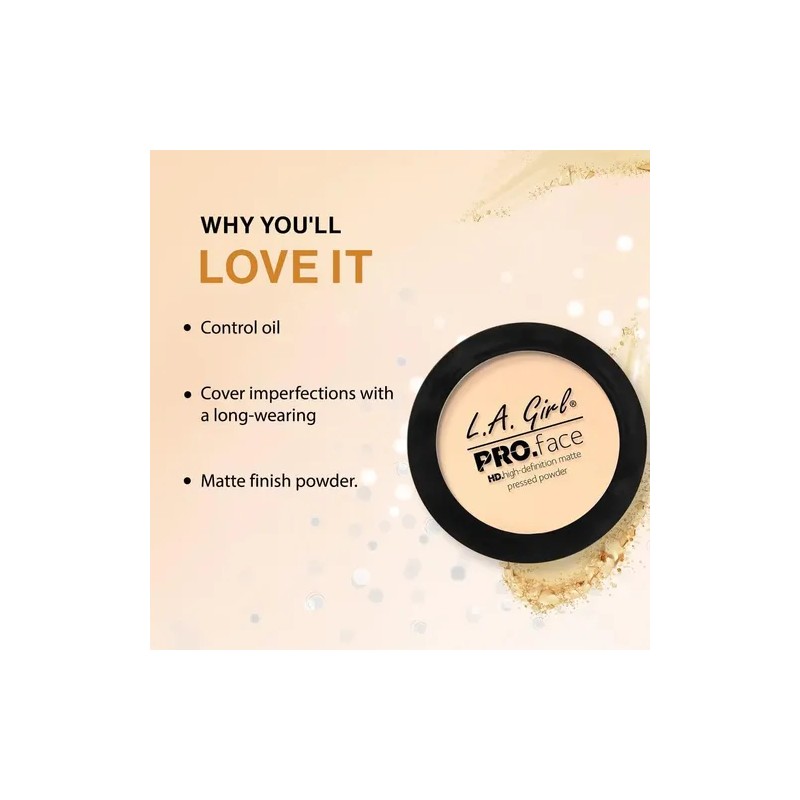 Base De Maquillaje En Polvo La Girl Pro Face Larga