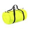 BagBase BG150 Packaway Barrel Bag – Fluoreszierendes Gelb/Schwarz