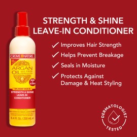 Creme of Nature Creme of Nature, Argan Oil Leave In Conditioner, Detangling and Conditioning Formula for Normal Hair 8.45 Fl Oz