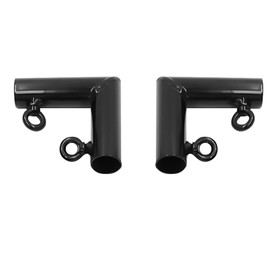 Aoneky 1'' L Shaped Corner Canopy Fitting - Fits 3/4" EMT - Cage Frame Corner Kit for Golf Basebal Batting Cage (2pcs)