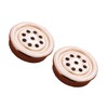 SEWACC 2pcs Round Air Vent Honeycomb Design for Ventilation Cabinets