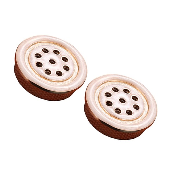 SEWACC 2pcs Round Air Vent Honeycomb Design for Ventilation Cabinets