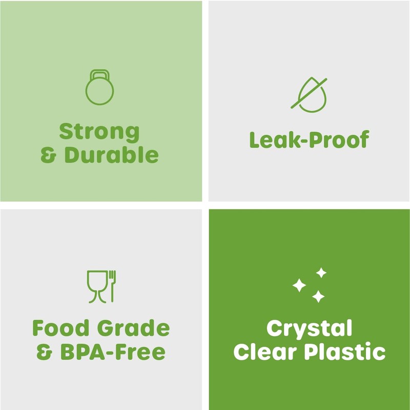 Comfy Package [15 Count - 12 oz. Reusable Plastic Juice