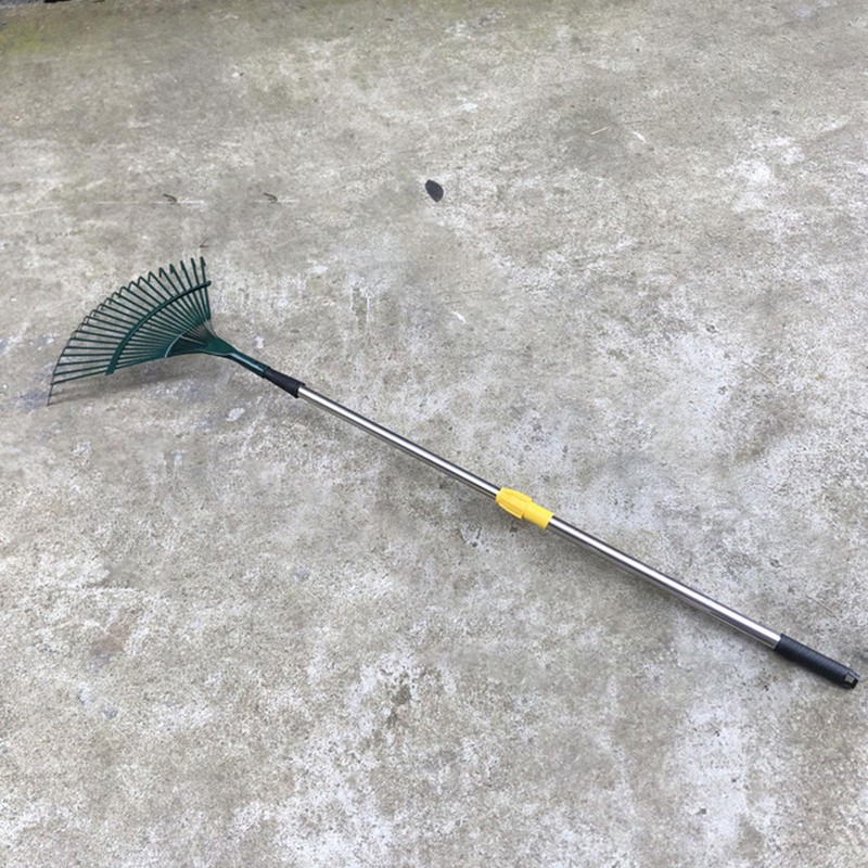 Fenteer Telescopic Pole for Rake Adjustable Length Non Slip Stainless