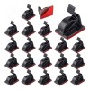 Estuchelandia 50 Pzs Clip Organizador Ajustable Cables Autoadhesivo Sosten
