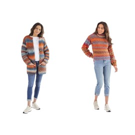 King Cole Ladies Super Chunky Womens Sweater & Jacket (6194)