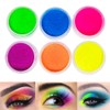 FindinBeauty - Juego de 6 sombras de ojos con pigmentos