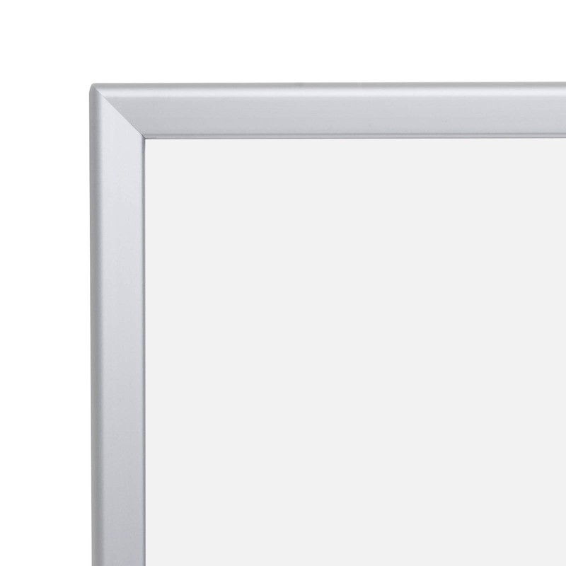 SnapeZo Poster Frame 22x28, Silver, 1.25 Inch Aluminum Profile, Front-Loading