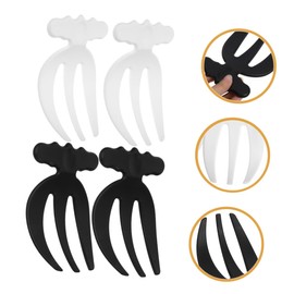 BIUDECO Pcs Salad Hands Forks Reusable Salad Claw Short Handle Fruit Fork Easy to Use Serving for Kitchens Parties