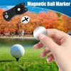Golf Divot Repair Tool with Magnetic Ball Marker - Stainless