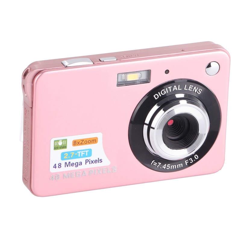 4K Digital Camera 48MP 2.7in LCD Display 8x Zoom Anti