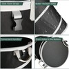 Rachmi 40 Gallon Collapsible Trash Can 2-Pack | Reusable Outdoor