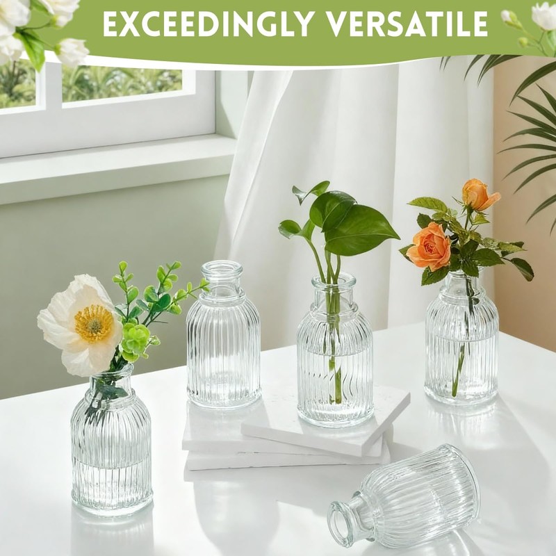 Glass Diffuser Bottles 3.8 High 100ml 3.4 Fl Oz Round