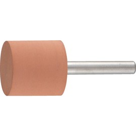 TRUSCO BR6025SF Heavy Duty Whetstone with Rubber Shaft, Φ1.0 x Width 1.0 x Shaft 0.2 inches (25 x 25 x 6 #600 mm), Pack of 5