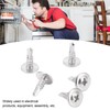200Pcs Self Drilling Screw M4.2x13 Round Washer Head Stainless Steel