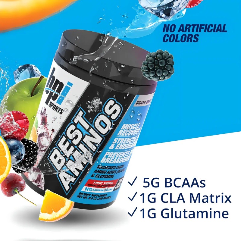 Aminoacidos Best Aminos Bpi Sports 25 Servicios Sabor Fruit Punch
