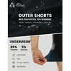 Nepest Mens Mountain Bike Shorts 3D Padded MTB Shorts Loose-fit