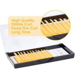 Colored Eyelash Extensions Easy Fan 9-16mm Mixed Light Yellow D Curl Easy Fanning 0.1mm Self Premade Volume Lash Supplies