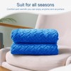 Exclusivo Mezcla Large Flannel Fleece Throw Blanket, 127x178 CM Sofa