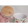 Grace Fine Porcelain NEW Grace Fine Porcelain Strawberry Canister with