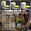 Wanmutrun 50MM Waterproof Sandpaper Hook and Loop 100pcs Grit 800