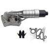 Upgrade Aluminum Engine Oil Cooler Filter Housing Compatile with Be-nz
