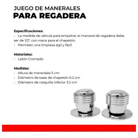 Metalflu Manerales Metálicos Grandes Ares Lavabo/regadera Metalflu Acabado Cromado Color Gris