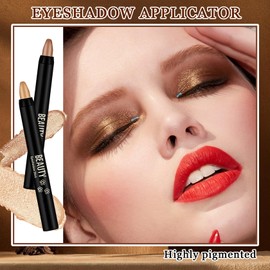 XMXueMei XMXueMei 16Pcs Glitter Eye Shadow Sticks Makeup Kit,Metallic Matte Shimmer Eyeshadow Pencil,High Pigmented Eye Brightener Sticks,Waterproof Multichrome Cream Eyeshadow Sticks Makeup Set