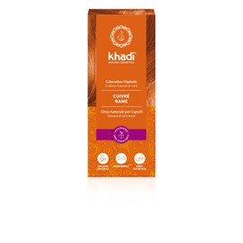 Khadi Plant-Based Hair Colour, Copper Gold, Hair Colour for Copper Gold to Copper Red, Natural Hair Colour, 100% Vegetable, Natural & Vegan, Natural Cosmetics, 100 g