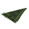 Scarf Head Wrap Breathable Kerchief Comfortable Shawl Green with Tassels