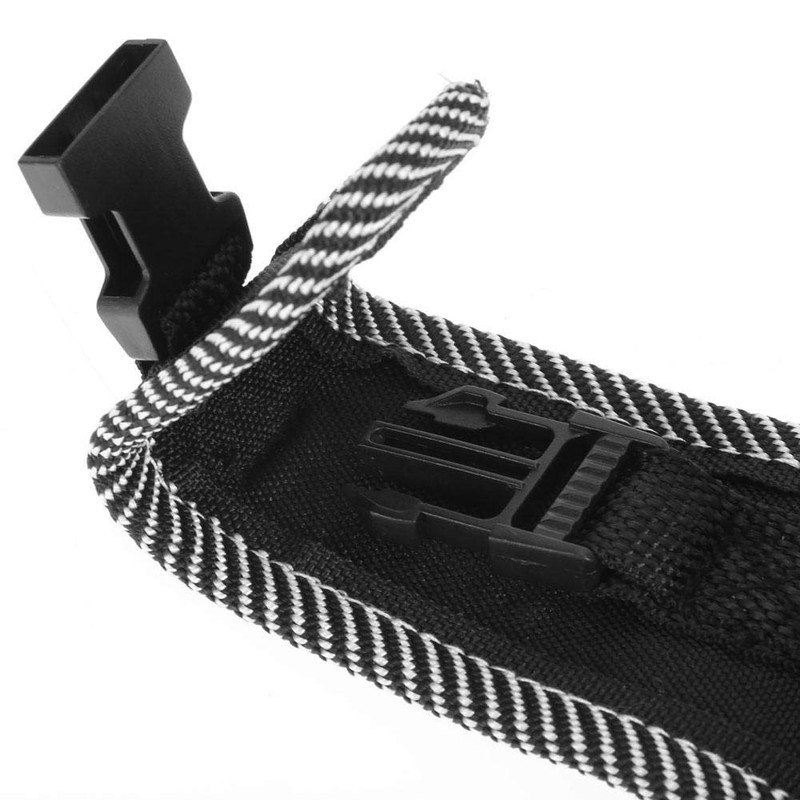 Black Multifunctional Electrician Tool Bag Waist Bag Belt Storage Holder