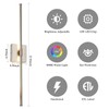 Goosebrite Modern LED Wall Sconces Set of Two, Hardwired Wall