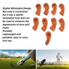 9pcs Golf Club Cover PU Leather Stylish Portable Golf Head
