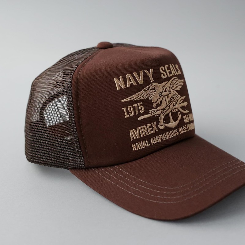 Avirex Standard Military Mesh Cap, 2 Sizes, XL, LL, Large