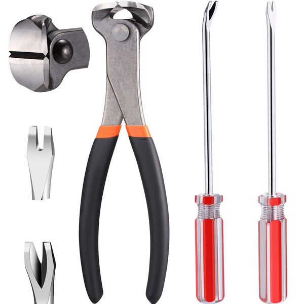 3 Packs Nail Puller Nail Remover Tool Nippers Tack Puller