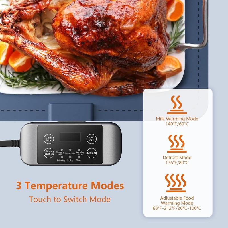 Mavenio NEW Upgraded Electric Food Warming Mat