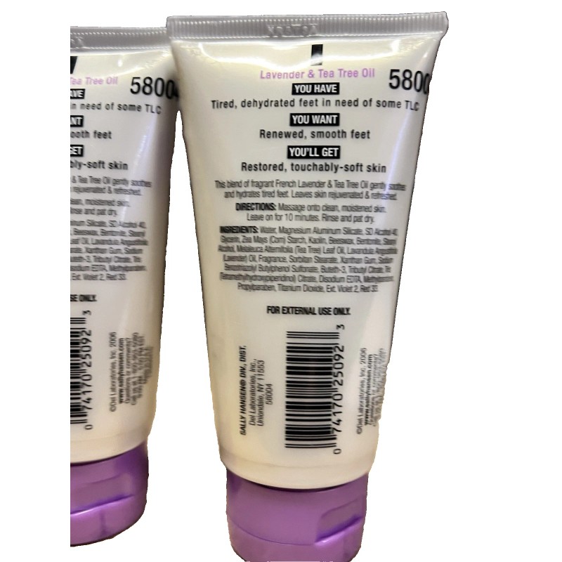 Sally Hansen Just Feet Spa Foot Mask Lavender & Tea