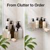Bathroom Shower Storage Rack for Shampoo and Toiletries - Wall-Mounted