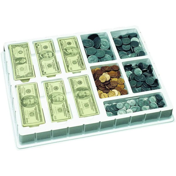 Educational Insights Play Money Deluxe: Over 700 Pieces of Play Money for Currency, Counting Skills & Pretend Play, Ages 5+