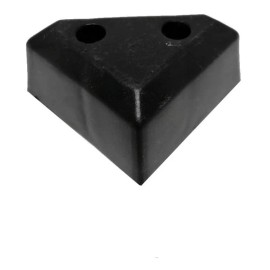 Herrajes Guerrero Pata Para Muebles Sala Triangular De Plástico Paquete De 50