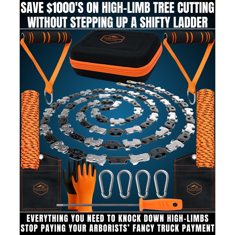 CAMPNDOOR High Limb Rope Saw 53 In - Zero Effort