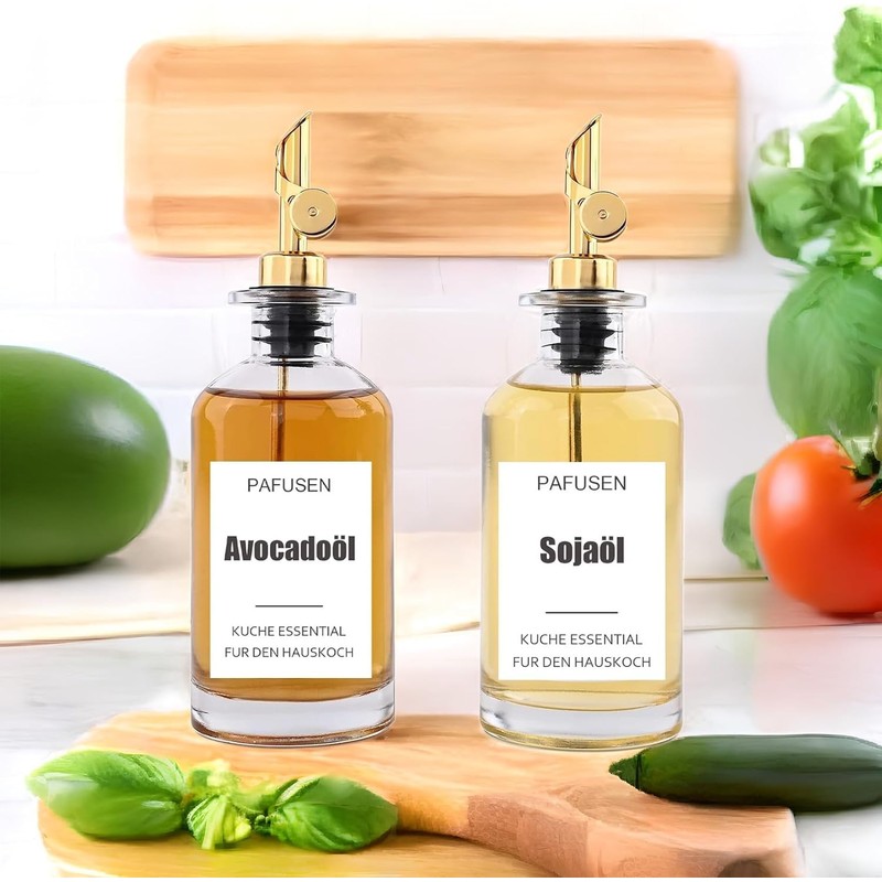 Pafusne - Dispensador de aceite de oliva para cocina (vertedores