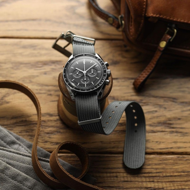 [WatchGecko] Watch Geko Ridge Military Nylon Watch Band - Stylish