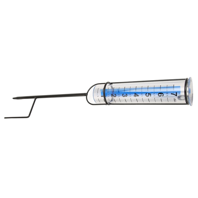 Rain Gauge 7 Inch Capacity Detachable Rain Measuring Gauge with